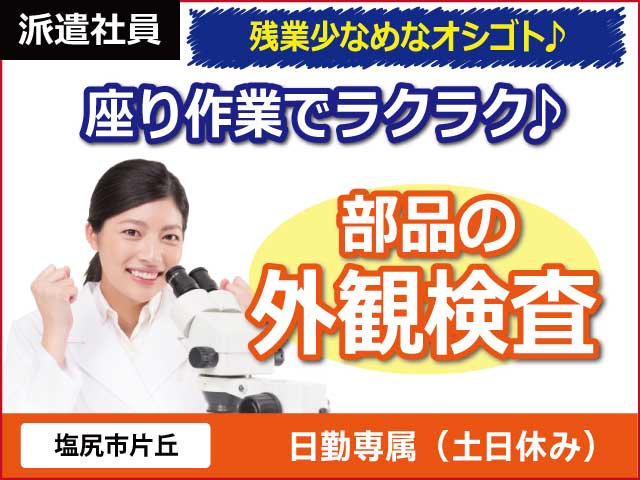 長野県塩尻市、求人、電子部品の検査・梱包	